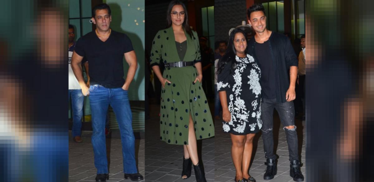 Salman Sonakshi And Other Celebs Attend Aayush Arpita S Wedding Anniversary Bash