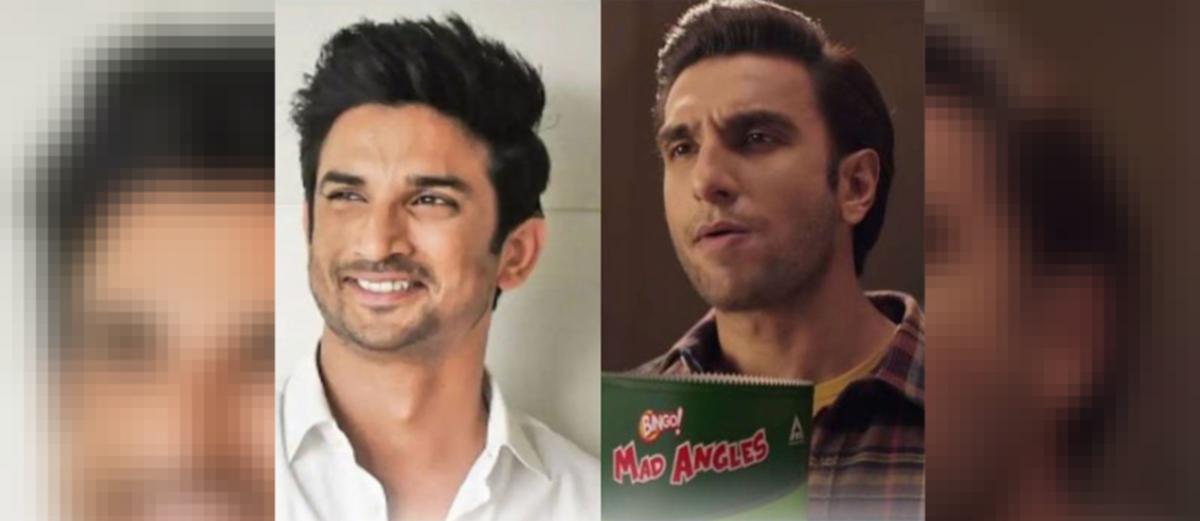 Sushant S Fans Offended With Ranveer Singh S Commercial Tupaki English Ranveer and kriti for the tvc at a suburban studio in mumbai recently. sushant s fans offended with ranveer