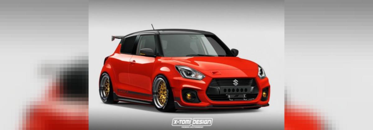 This Modified Suzuki Swift Sport Looks Red Hot