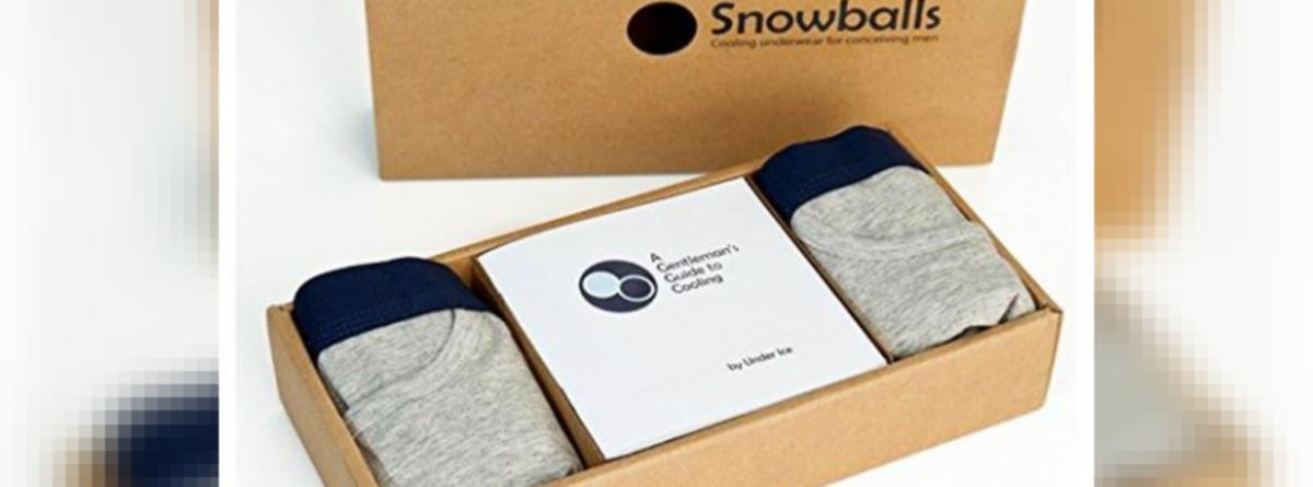Snowballs: Cooling underwear for conceiving men 
