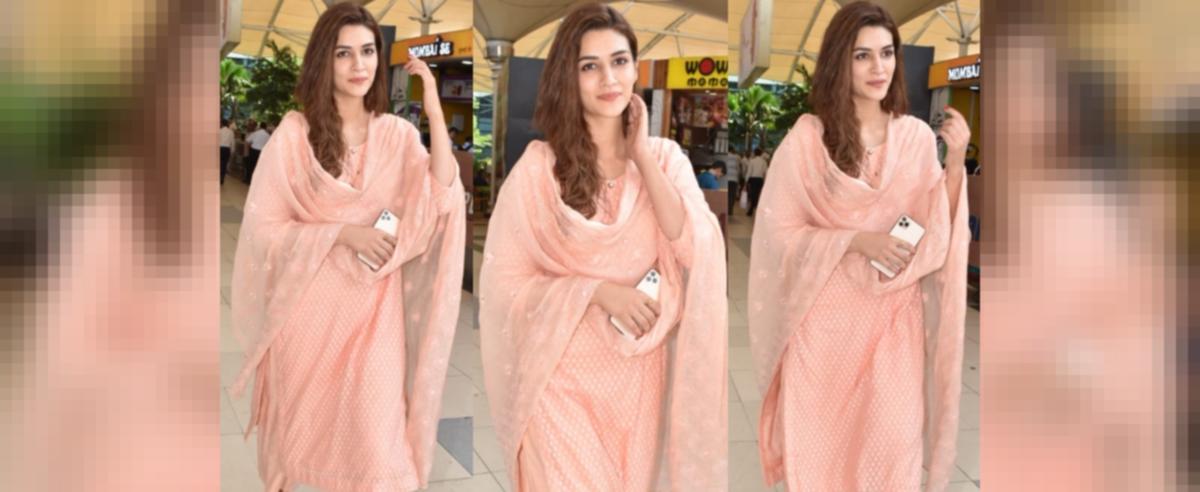 Kriti Sanon S Peach Salwar Suit Is A Must Have In Your Desi Wardrobe Kriti sanon (born 27 july 1990) is an indian model and film actress who appears in hindi and telugu films. kriti sanon s peach salwar suit is a