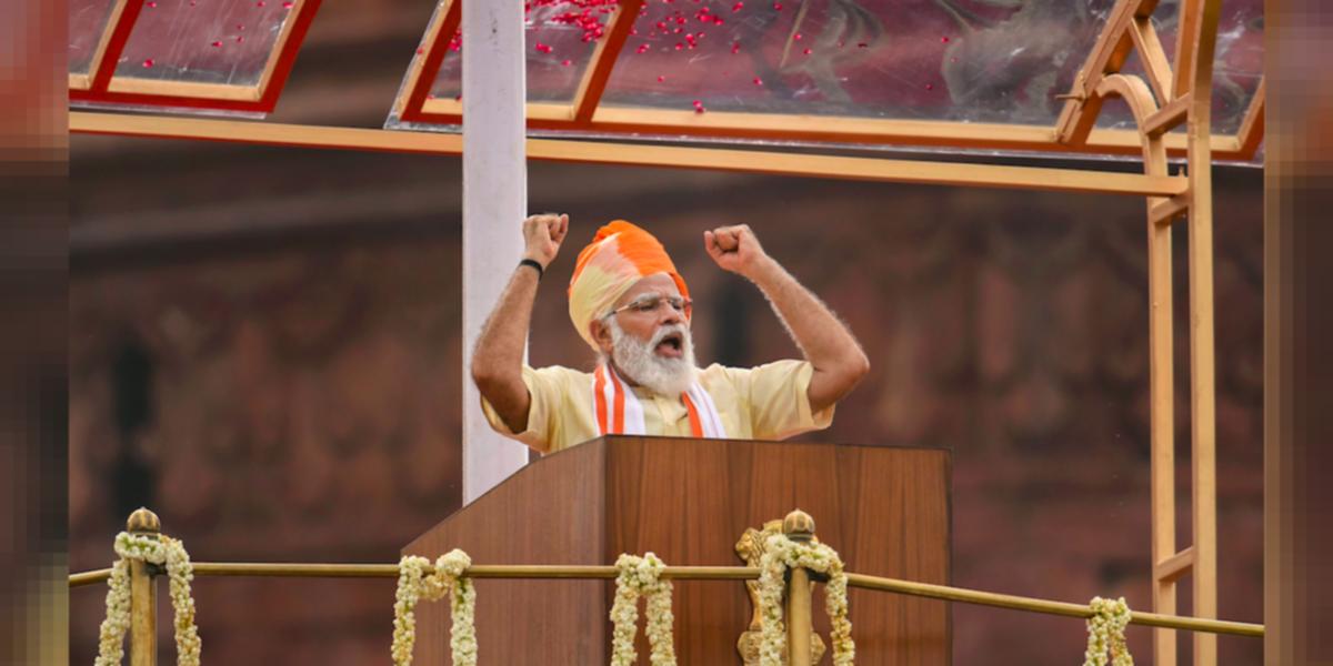 Borders, Health, Election in Kashmir: Here's What PM Modi Spoke on in His I-Day Speech