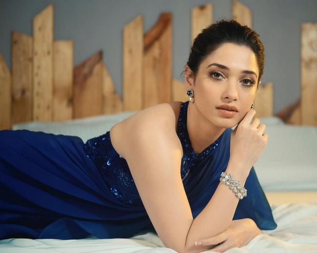 Tamannaah Bhatia is Awesome Looks in a Light Pink Dress