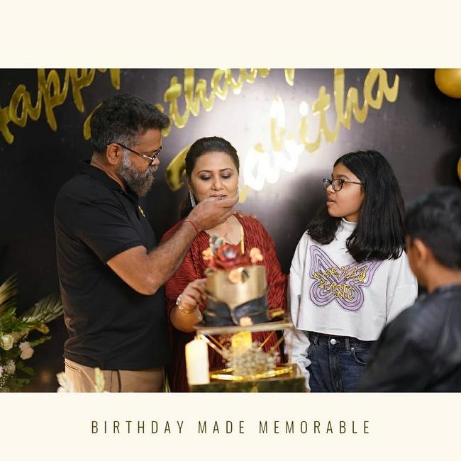 Director Sukumar is Wife Thabitha is Birth Day Celebrations