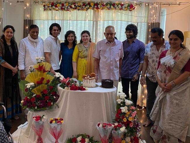 Ghattamaneni family get together for sudheer babu wife birthday celebration