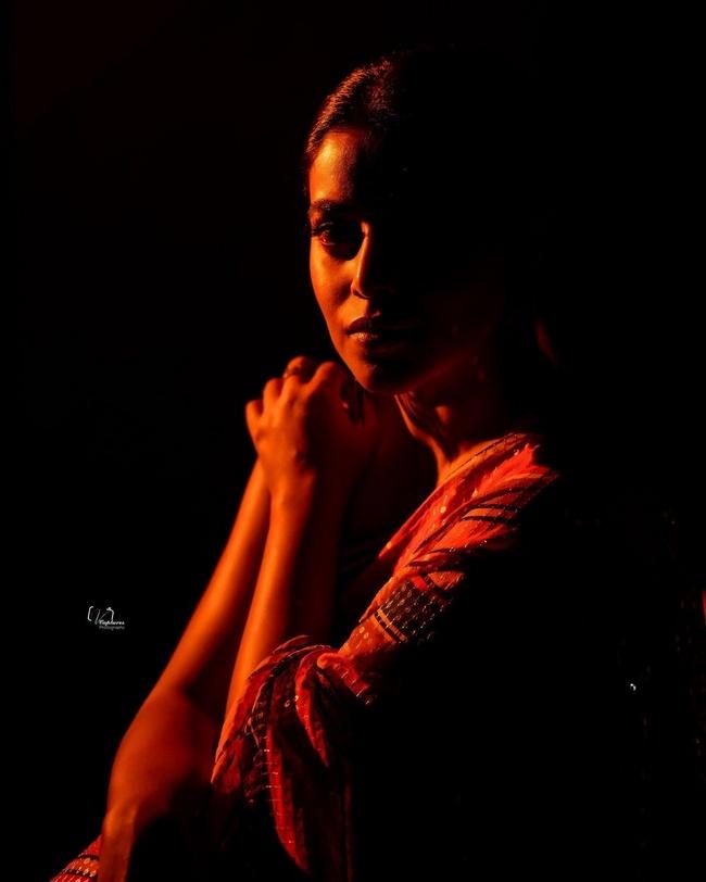 Poorna Looking Beautiful in a Saree