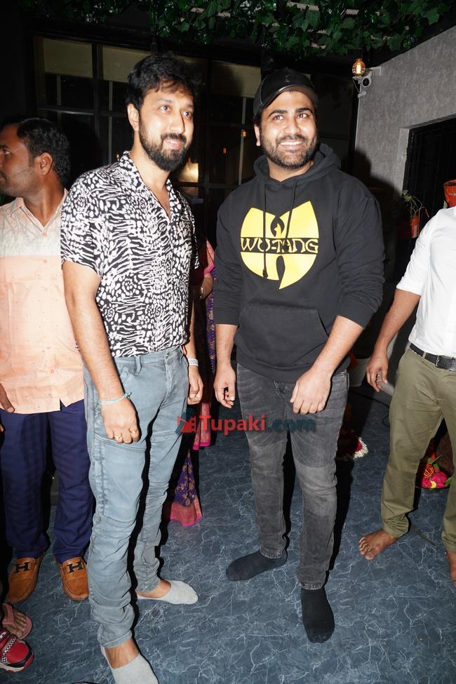 Sharwanand and Director Bobby at an Event in Hyderabad