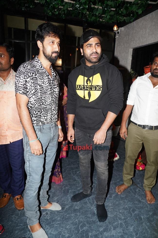 Sharwanand and Director Bobby at an Event in Hyderabad