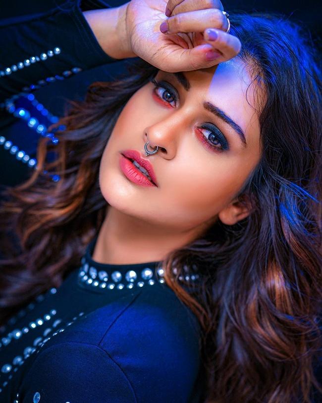 Payal Rajput Mesmerising Looks in Black Outfit