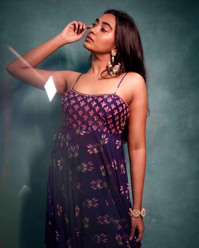 Shivathmika Rajashekar Amazing Looks in Black Dress