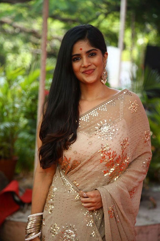 Megha Akash At Ravanasura Movie Opening