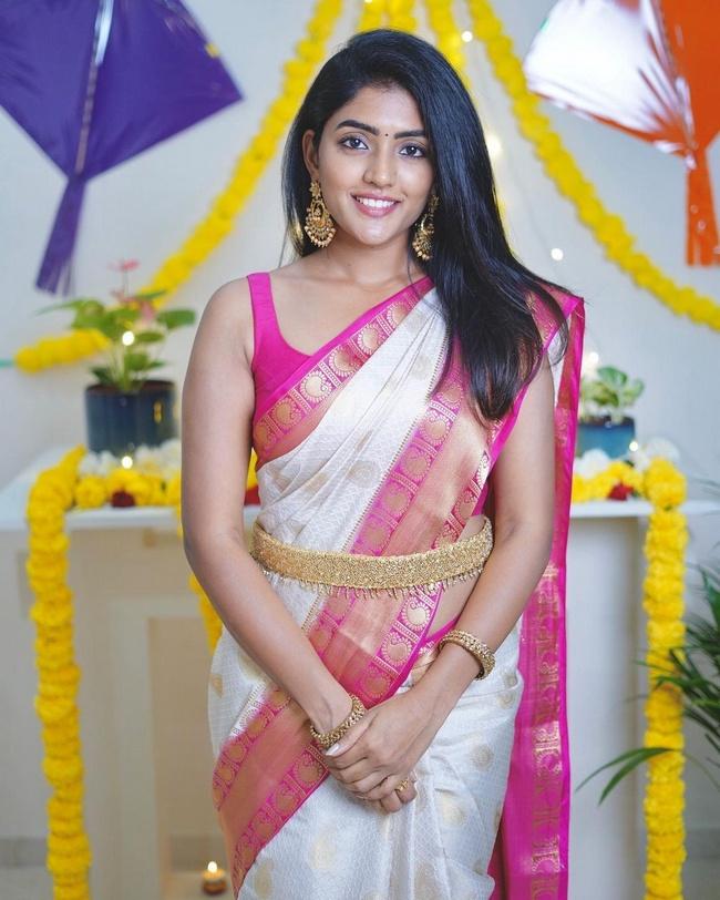 Eesha Rebba Traditional Looks in White Saree