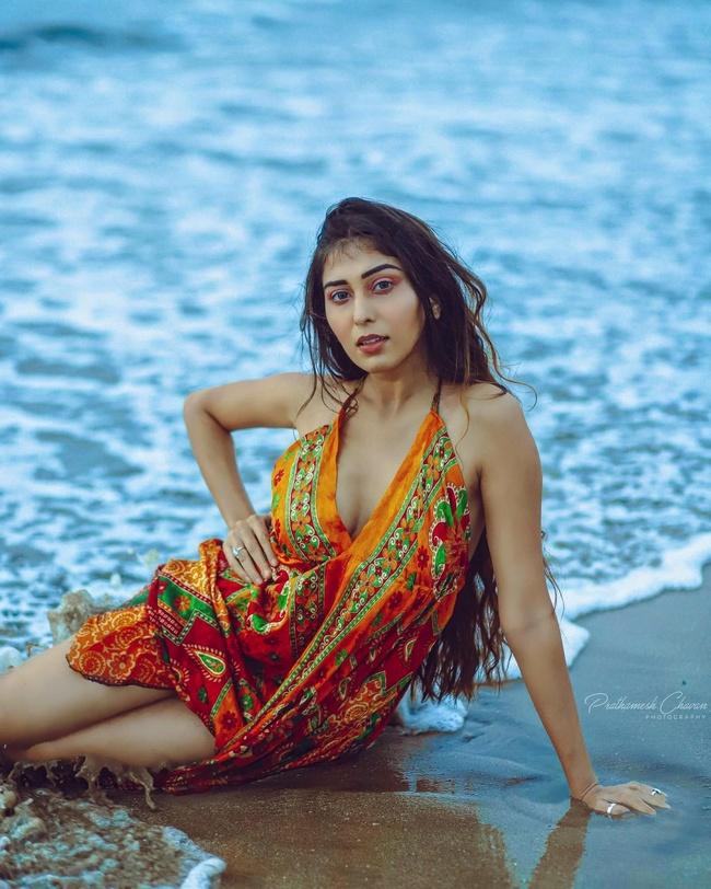 Ruma Sharma Titillating Beach Clicks Raises Heat