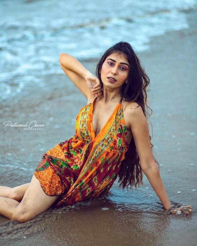 Ruma Sharma Titillating Beach Clicks Raises Heat