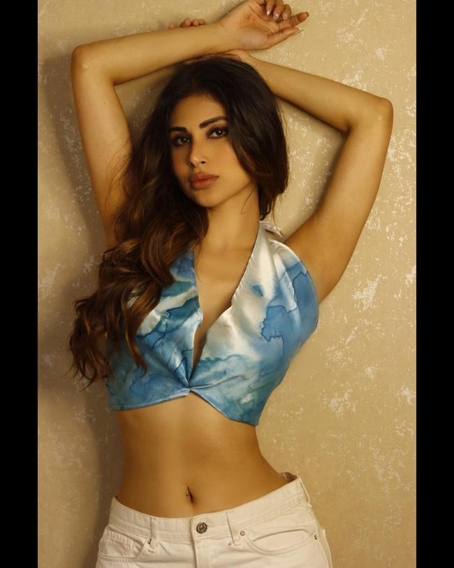 Mouni Roy Sultry Poses in White Dress