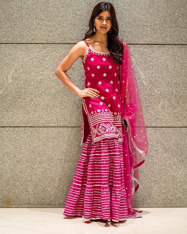 Amritha Aiyer Beautiful Cliks in Pink Dress