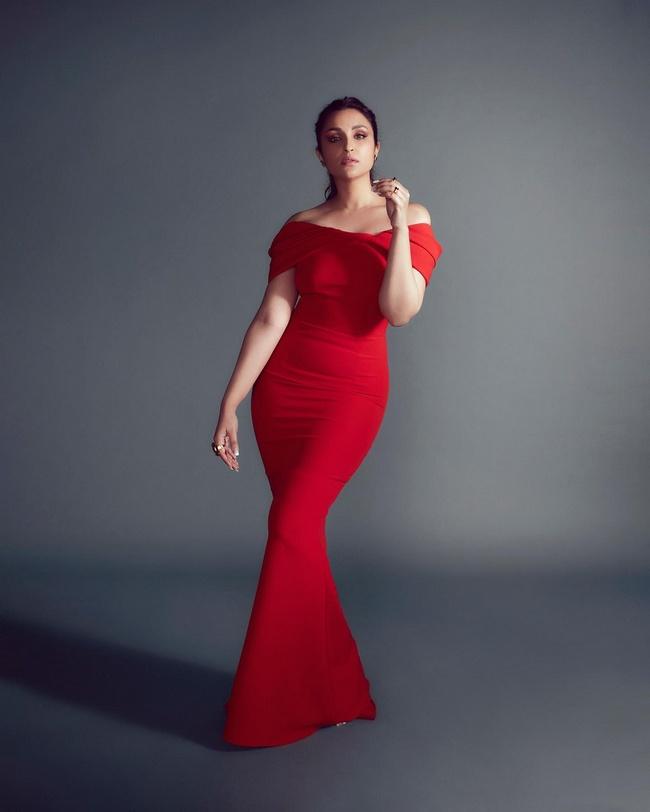 Parineeti Chopra Fabulous Looks in Red Dress