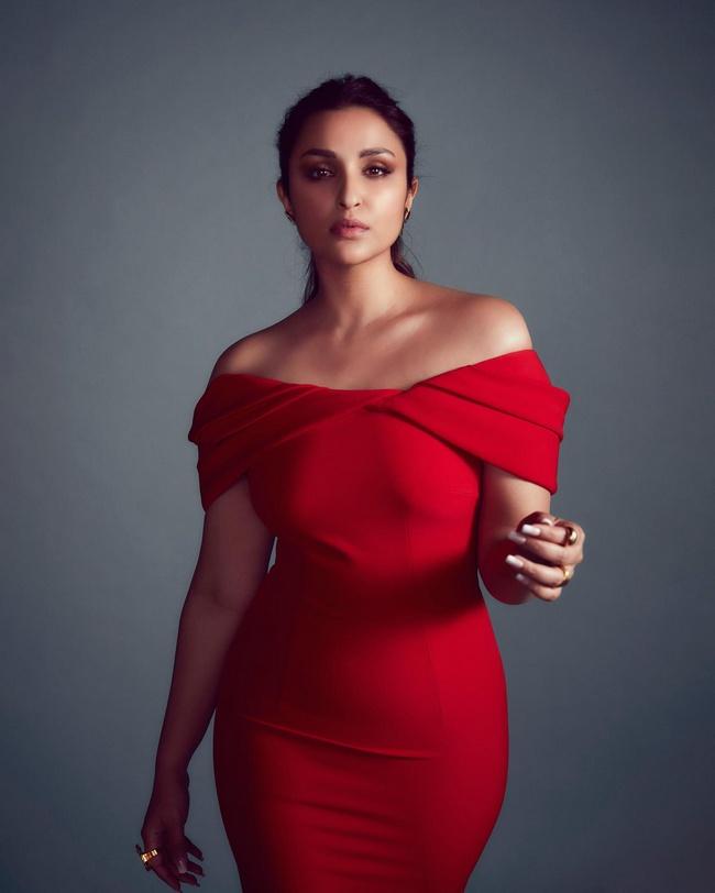 Parineeti Chopra Fabulous Looks in Red Dress