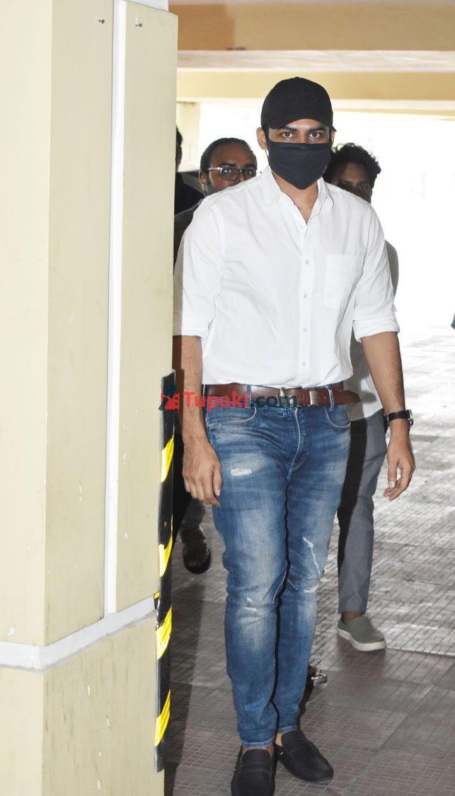 Sai dharam tej Papped in Hyderabad