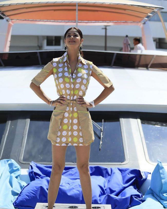 Meera Chopra Stylish Poses On Ship