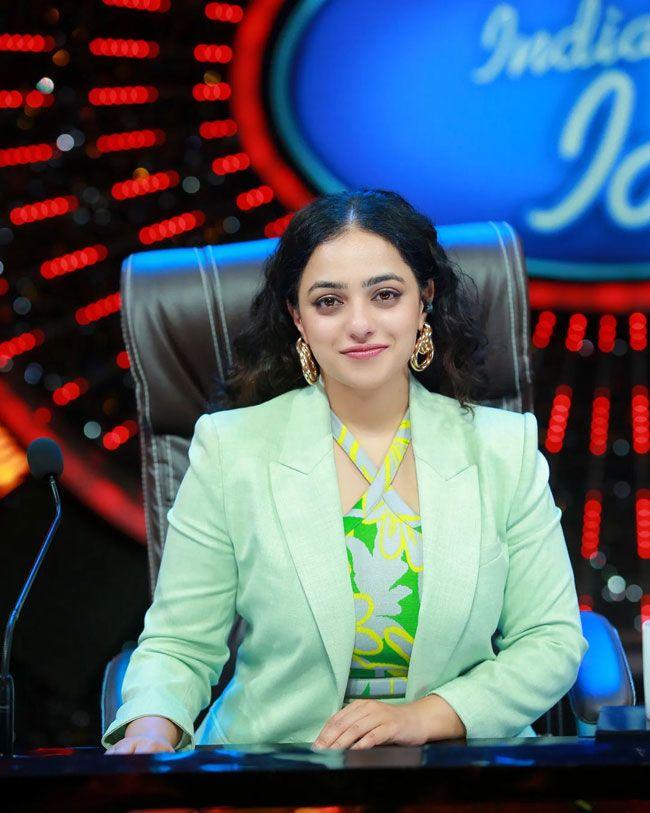 Nithya Menen Standing Out In A Tidy Look