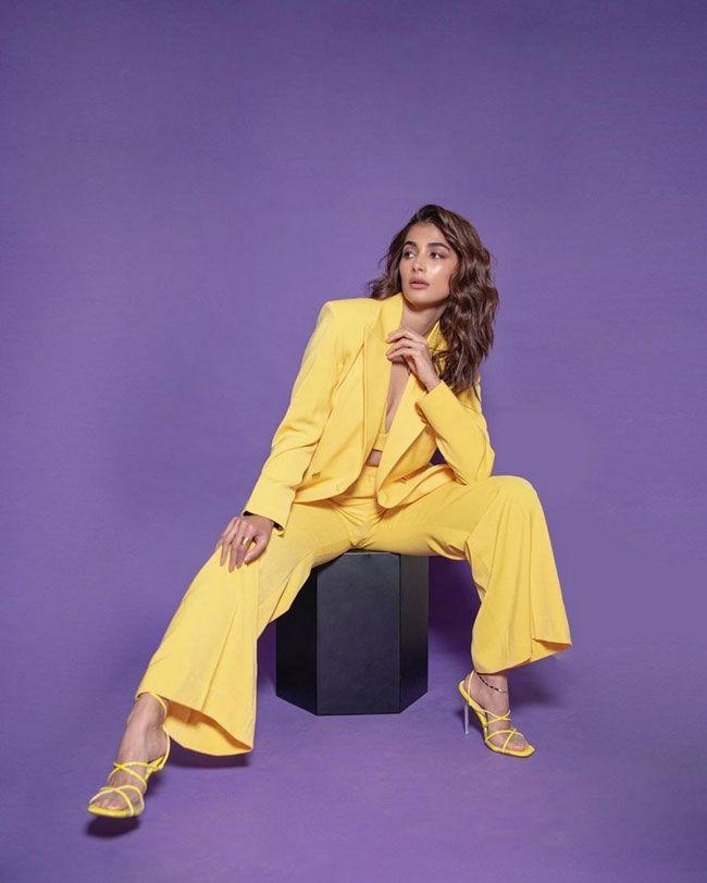 Pooja Hegde Standing Out In A Tidy Look