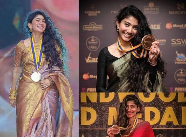 Sai Pallavy Receives Best Female Award Gold For Shyamsingsrai Movie