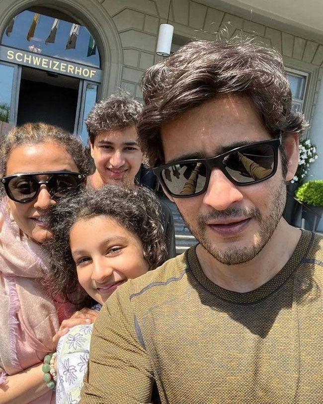 Mahesh Babu enjoys vacation with family