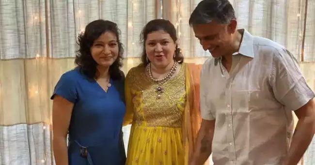 Sudheer Babu Wife Birthday Pics