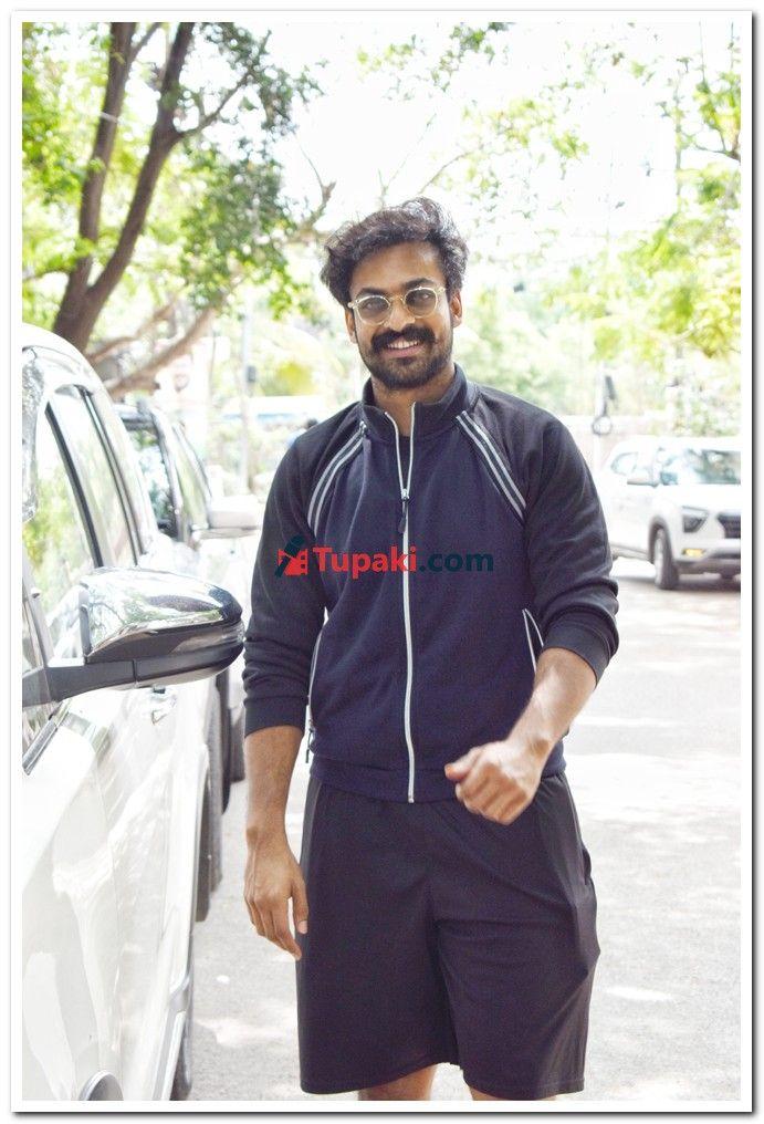 Vaishnav Tej Out And About In Hyderabad