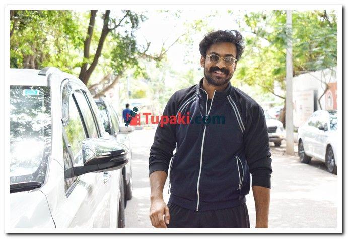 Vaishnav Tej Out And About In Hyderabad