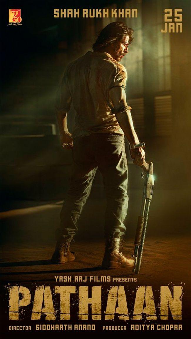 Shahrukh Khans Movie PATHAAN Poster