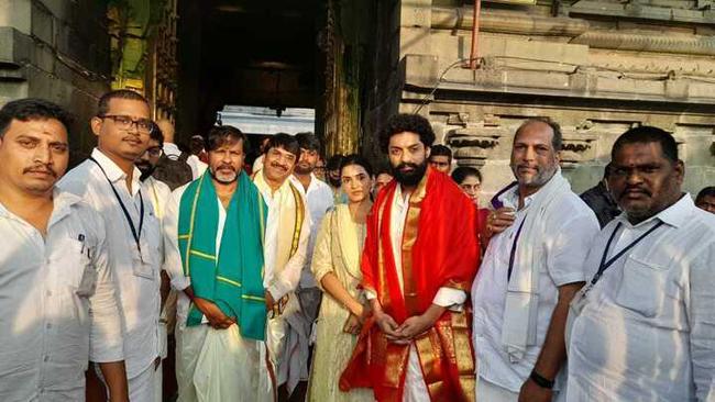 Bimbisara Movie Team Visits Tirumala Temple