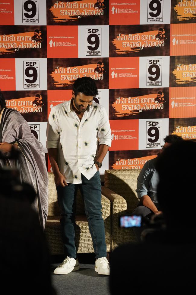 Kiran Abbavaram At Movie Promotions In Hyderabad