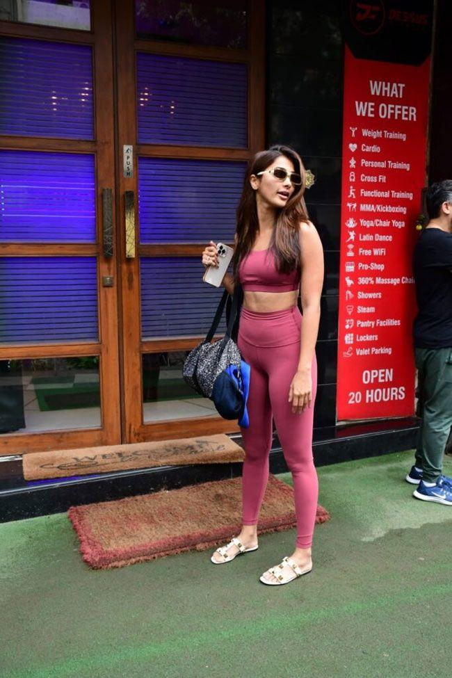 Pooja Hegde Spotted At A Pilates Studio In Santacruz