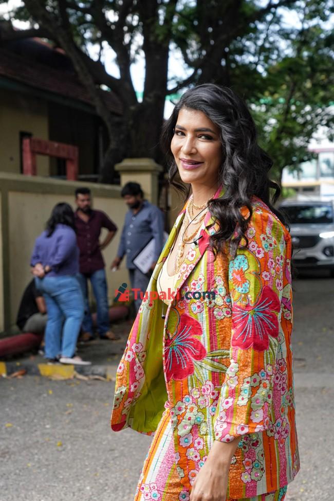 Lakshmi Manchu papped on the sets of chef mantra