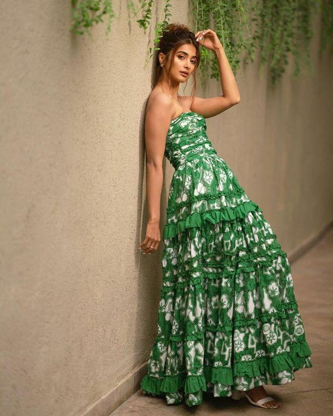 Pooja Hegde Surreal Looks In Floral Outfit