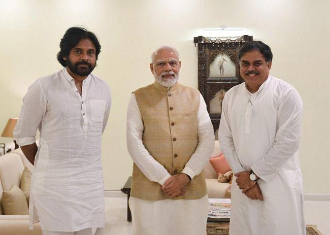 Pawan Kalyan Meets Prime Minister Modi