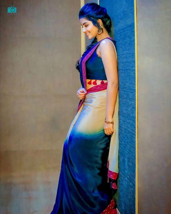 Anupama Parameswaran Glamorous Photoshoot In Saree