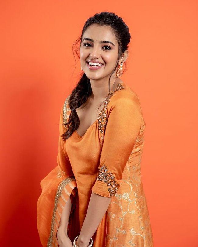 Lovely Beauty Malavika Sharma In Traditional Dress