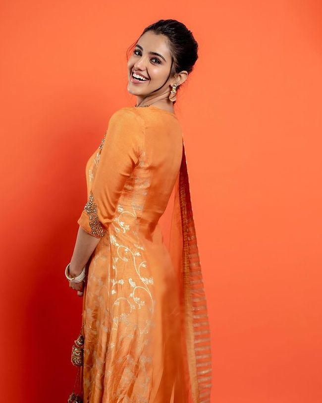 Lovely Beauty Malavika Sharma In Traditional Dress