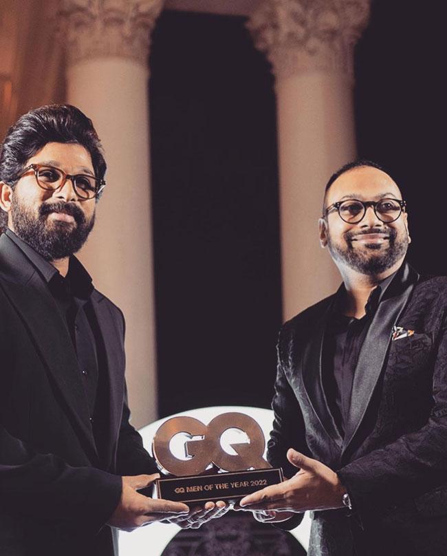 Allu Arjun Honoured With Leading Man At The One Of Its Kind Event By GQ