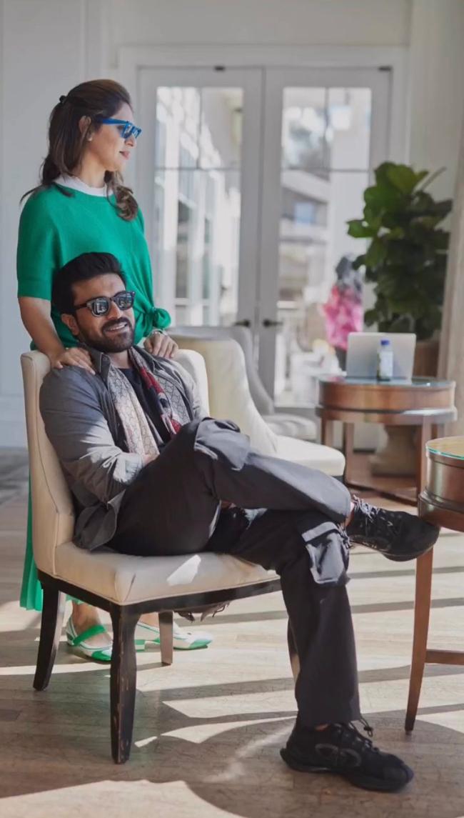 Ram Charan And Upasana Day Out In LA