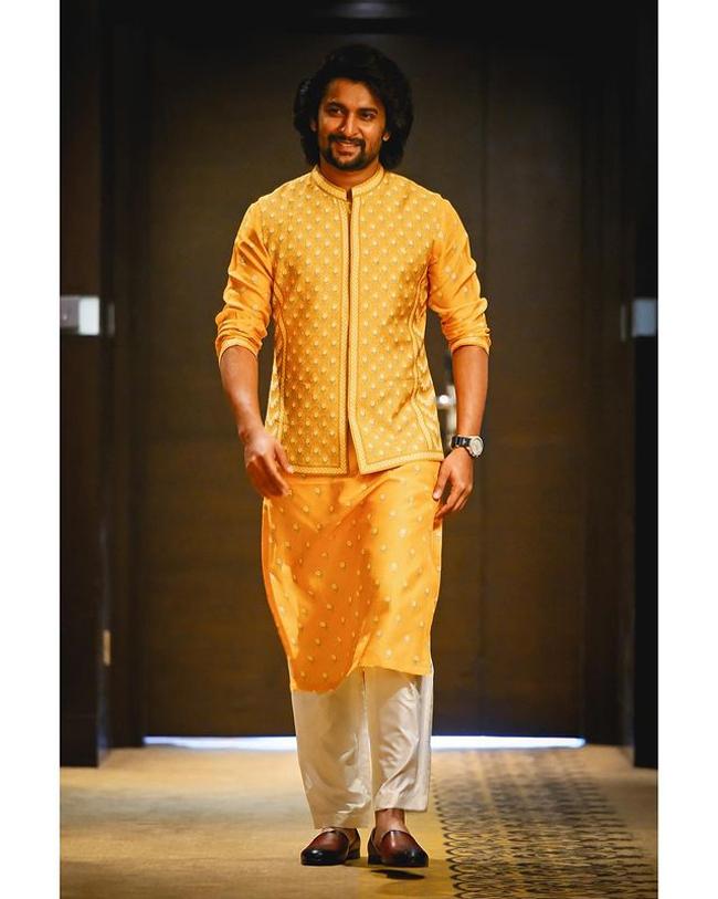 Handsome Looks Of Nani At Dasara Promotions