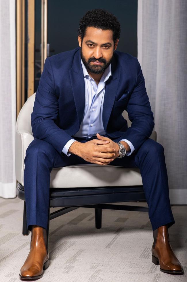 NTR Looking Ever Hansome In Dapper Blue Tux