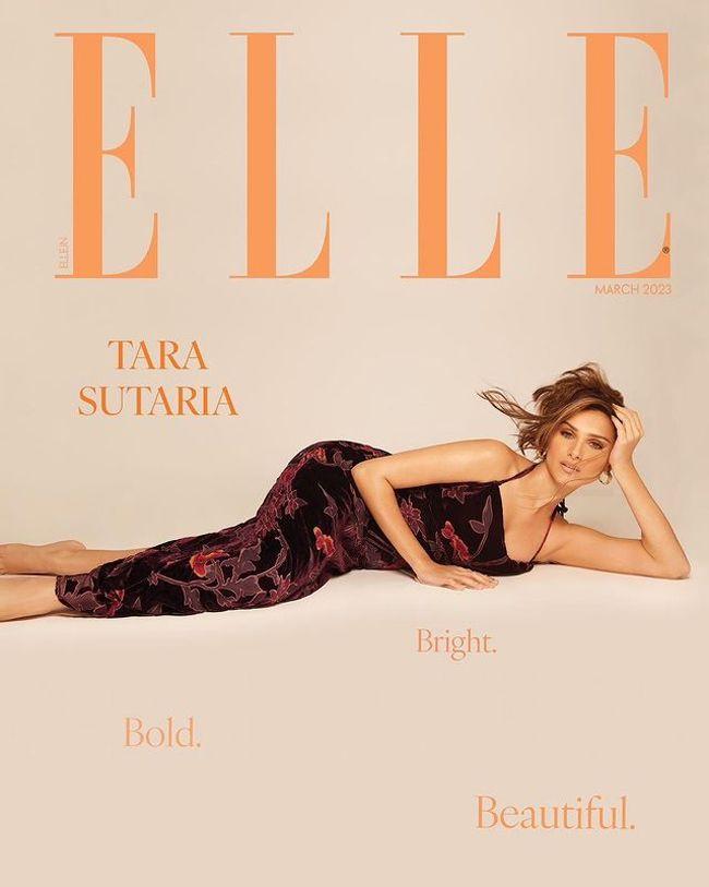Exquisite Poses Of Tara Sutaria For ELLE Magazine