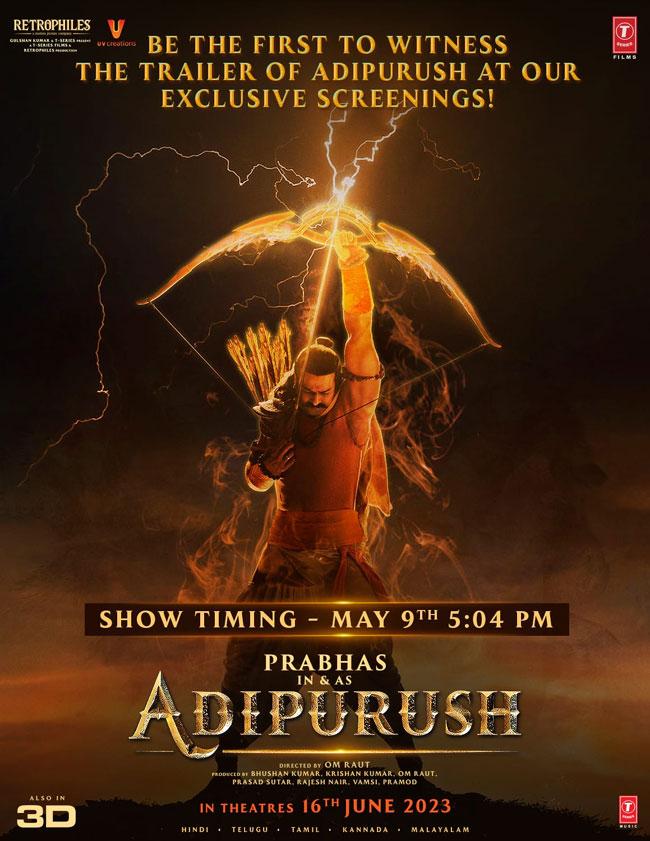 Adipurush Team Lands In Hyderabad For Screening