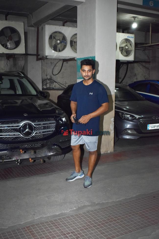 Sushanth and Aadi Spotted at Gym
