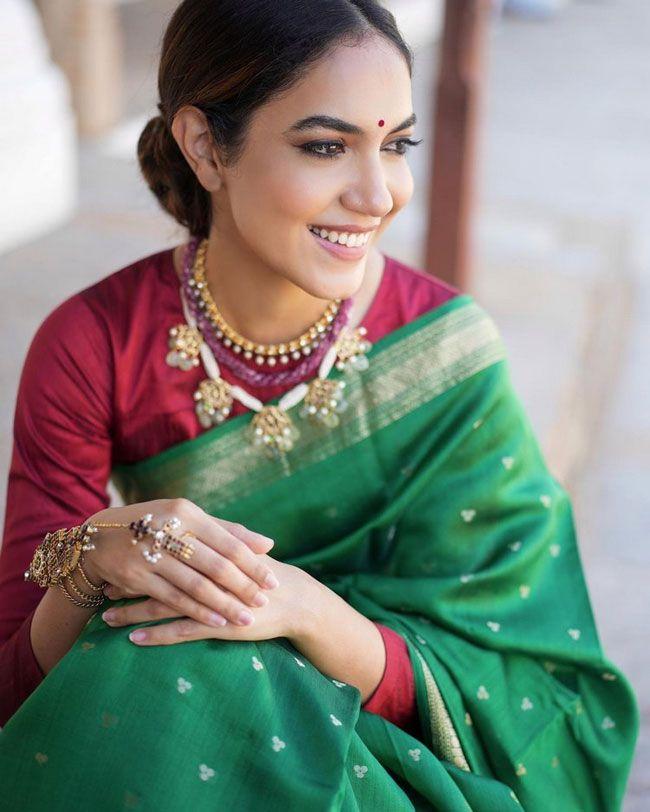Graceful Clicks Of Ritu Varma In Traditional Attire