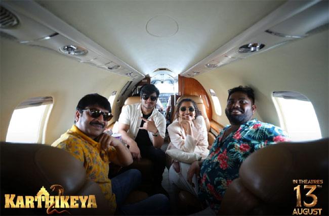Karthikeya 2 Movie Promotions At Vijayawada